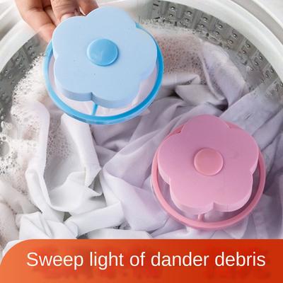 New Plum Blossom Type Washing Machine Hair Remover Filter Mesh Bag Laundry Filter Hair Absorber