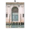 Venedig Meer Tür Gebäude Frucht Herbstlandschaft Poster und Drucke Wandkunst Leinwandmalerei Bilder Für Wohnzimmer Heimdekor