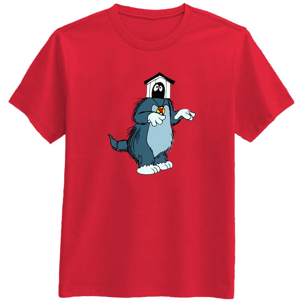 Dog Crazy, Mighty-Man, House Old cartoon shows Funny Hero T Shirt Tee Gift New 2XL