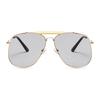 Pilot Black Sunglasses Women Vintage New Fashion Luxury Brand Decor Shades Oversize Trendy Metal Beach Sun Glasses
