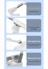 QS22 Multifunctional Cleaning Brush & Leather Wrist Rest for Office Keyboards