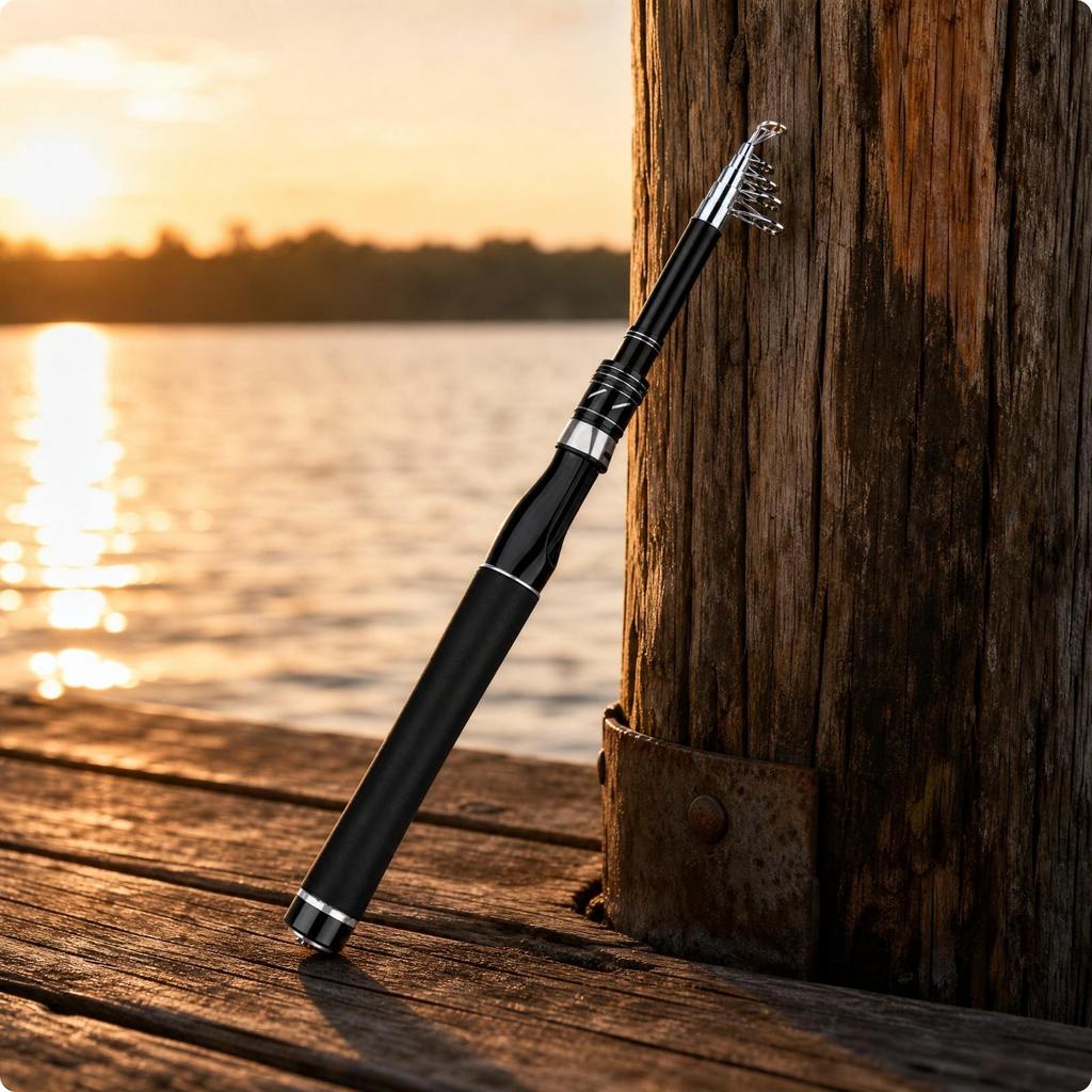 Fishing Rod Extendable Telescopic Lure Long-Lasting for Anglers