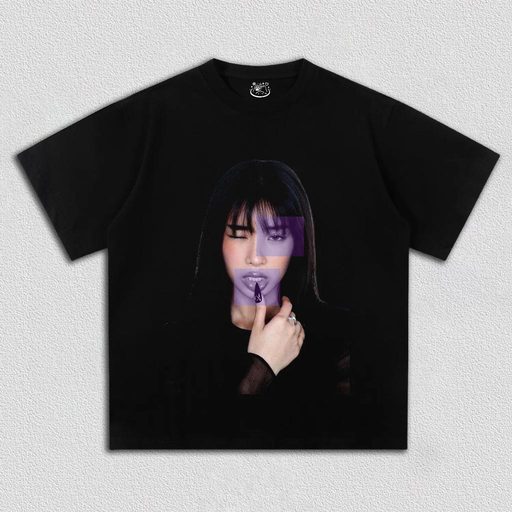 KATSEYE Hot Sale Peripherals Graphic Print T-shirts Women Unisex Fashion Cotton Tees Oversized Casual Streetwear Hip Hop Style Tops