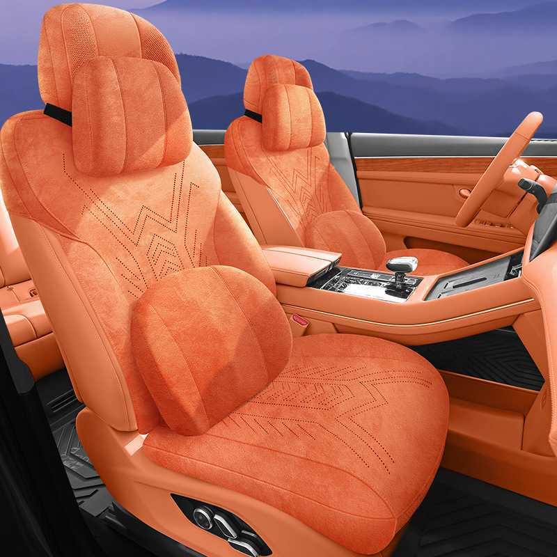 Wenjie M9 Wildleder Sitzkissen: Ganzjahres-, Atmungsaktive, Perforierte Abdeckungen