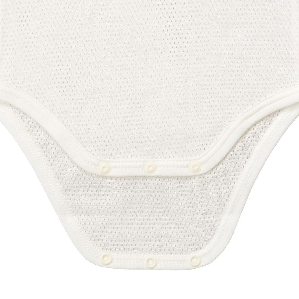 MIKI HOUSE Baby Body Solid Made In for Baby Size Shirt/Camisole, Color, 100% Cotton, Japan, Girls, & Kids, 80cm, White, 40-1518-142