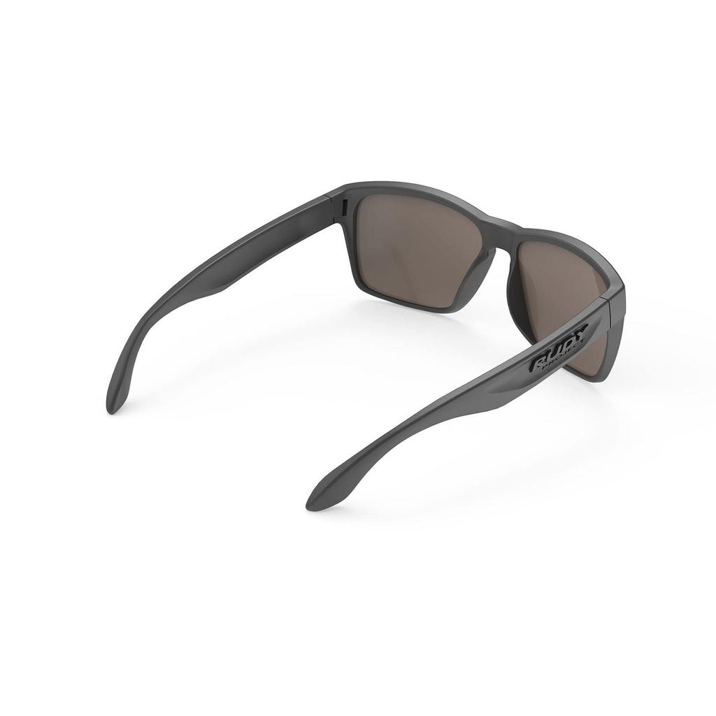 RUDYPROJECT Spinhawk Sonnenbrille in Charcoal Gold Linsen Steg Bügel 133mm Matt/Multi-Laser (SP315738-0000), Breite 60mm, Breite 17mm, Länge