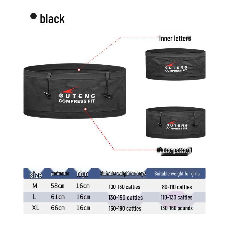 WEZHO High-Elastic Running Fitness Waist Bag