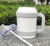 Tazza Termica Portatile da 50 oz in Acciaio Inossidabile 304, Tumbler, Borraccia Termica da Esterno, Borraccia Sottovuoto per Freddo e Caldo, Borraccia Sportiva con Cannuccia