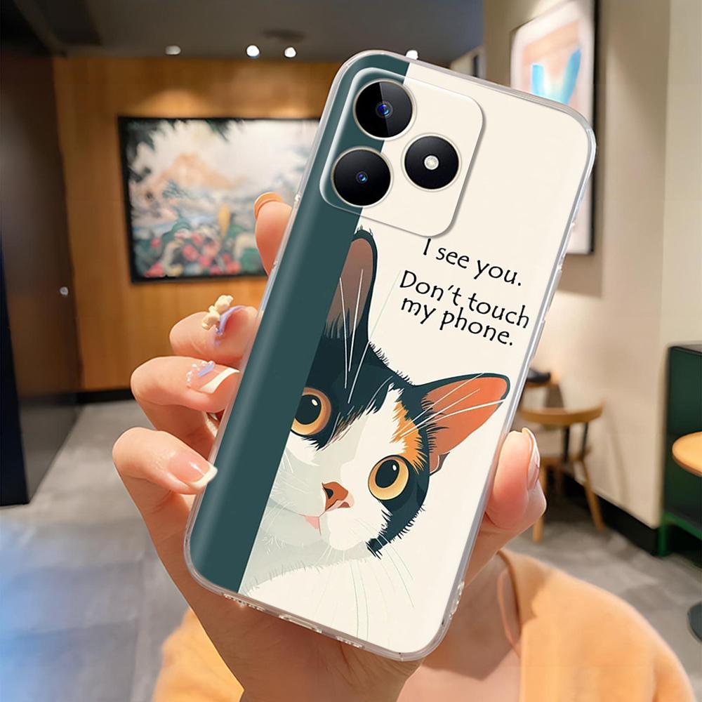 For Realme C53 Phone Case Realme C51 Full Protection Back Cover For Realme C53 Case C51 Soft Silicone Protector Shell Fundas