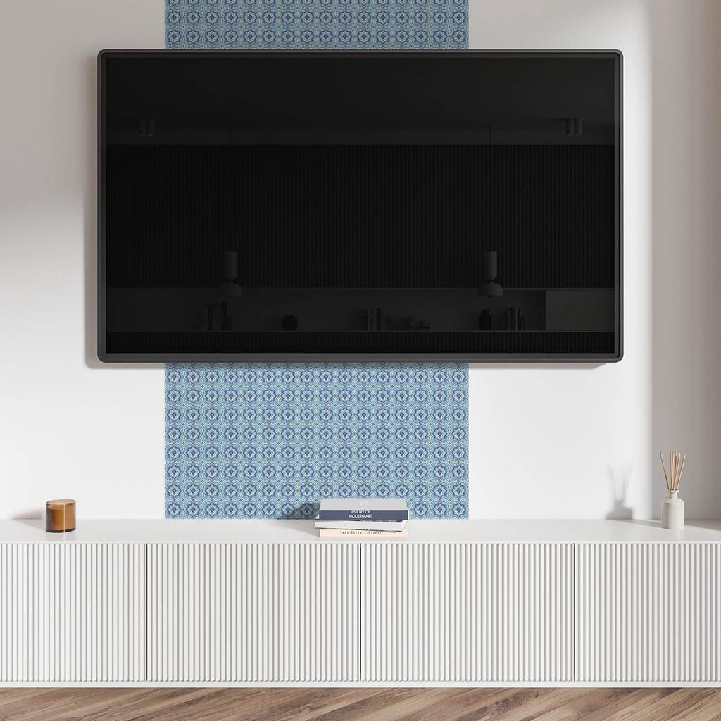 Naklejane Kafelki Dekoracyjne Do Szybkiej Odmiany Ściany Wzór Kafli Z Ornamentami 10X40X20 Cm