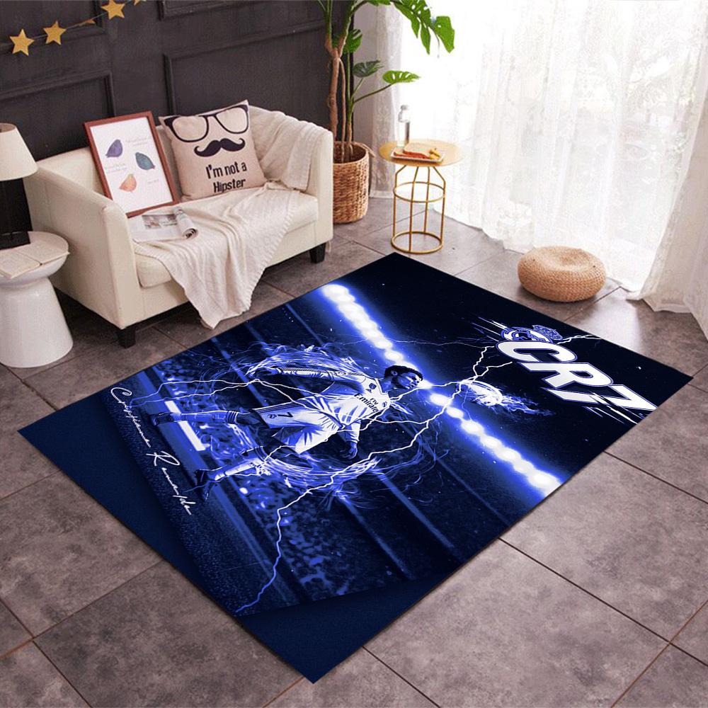 Welcome Cr7 Area Rug Perfect for Dormitory Balcony Foyer Study room Antislip Carpet Anime Office Decor Perfect Gift for Valentine's Wedding Birthday