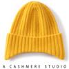 Autumn and Winter New Children's Cashmere Knitted Hat Thickened Warm Boys and Girls Ear Protection Hat Flanged Pullover Wool Hat