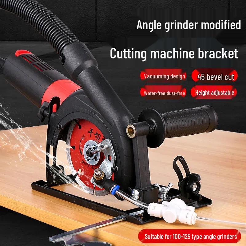 Dust-Free Angle Grinder to Cut-Off Machine Fixed Bracket