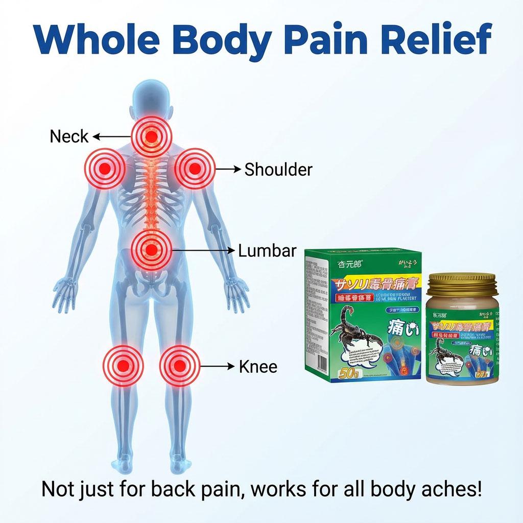 Traditional Formula Soothing Balm 50g, Massage Cream for Neck Waist & Legs, Relaxing Joint Care Ointment