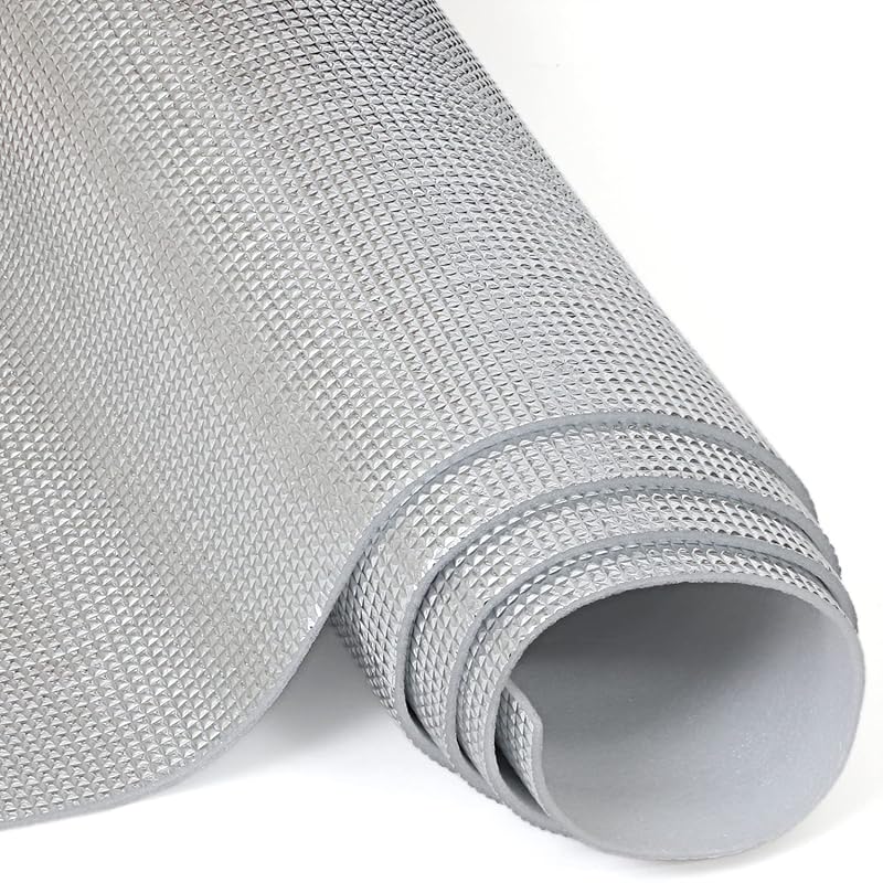 Astro Insulation Sheet, Heat Retention/Cooling Sheet, Silver, Aluminum Coated, Cooling Sheet, Cuttable, 3-Layer Structure, 821-92 Large