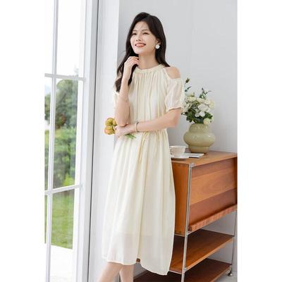 Mocana Women's Mid-length Short Sleeve Dress MKNJD3552