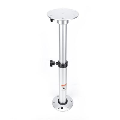 Boat Table Pedestal 18.7-29.9in Adjustable Removable 360 Deg Rotation RV Table Leg Base Mount for Motorhome Boat Yacht Deck