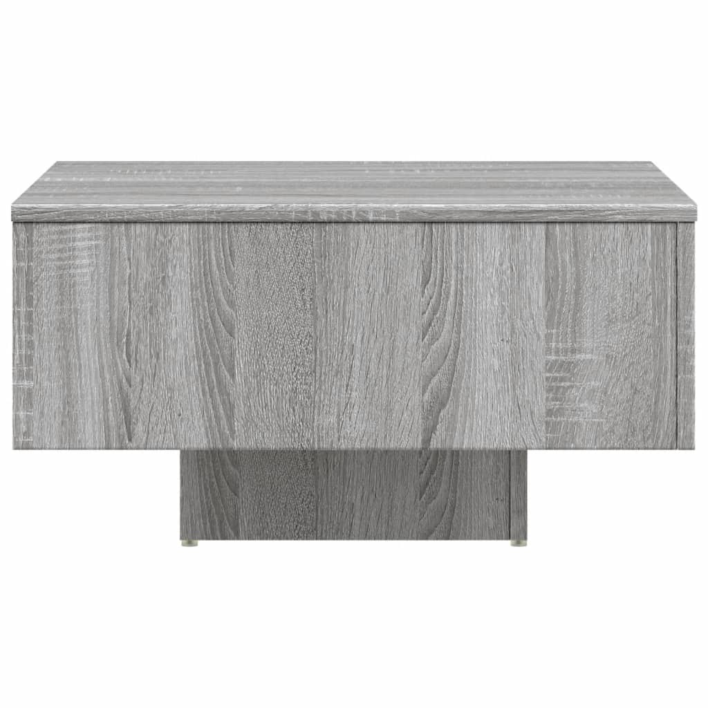  Coffee Table, Grey Sonoma Oak, 60x60x31.5 Cm