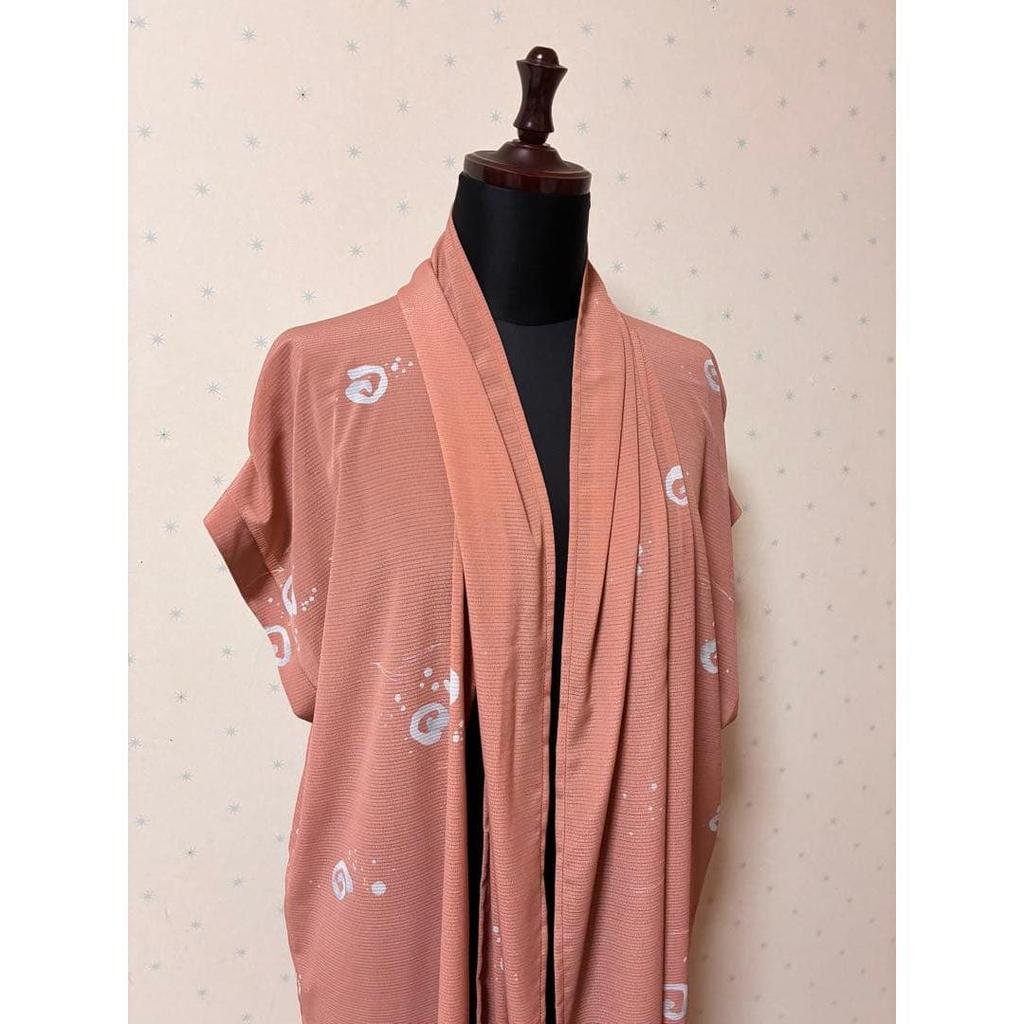 Used Kimono Remake Sheer Material Summer Kimono Long Length Haori