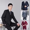Koreanischer Stil Slim Fit Herrenanzug-Set - Formelle Kleidung für Arbeit und Trauzeugen, Herbst/Winter-Kollektion