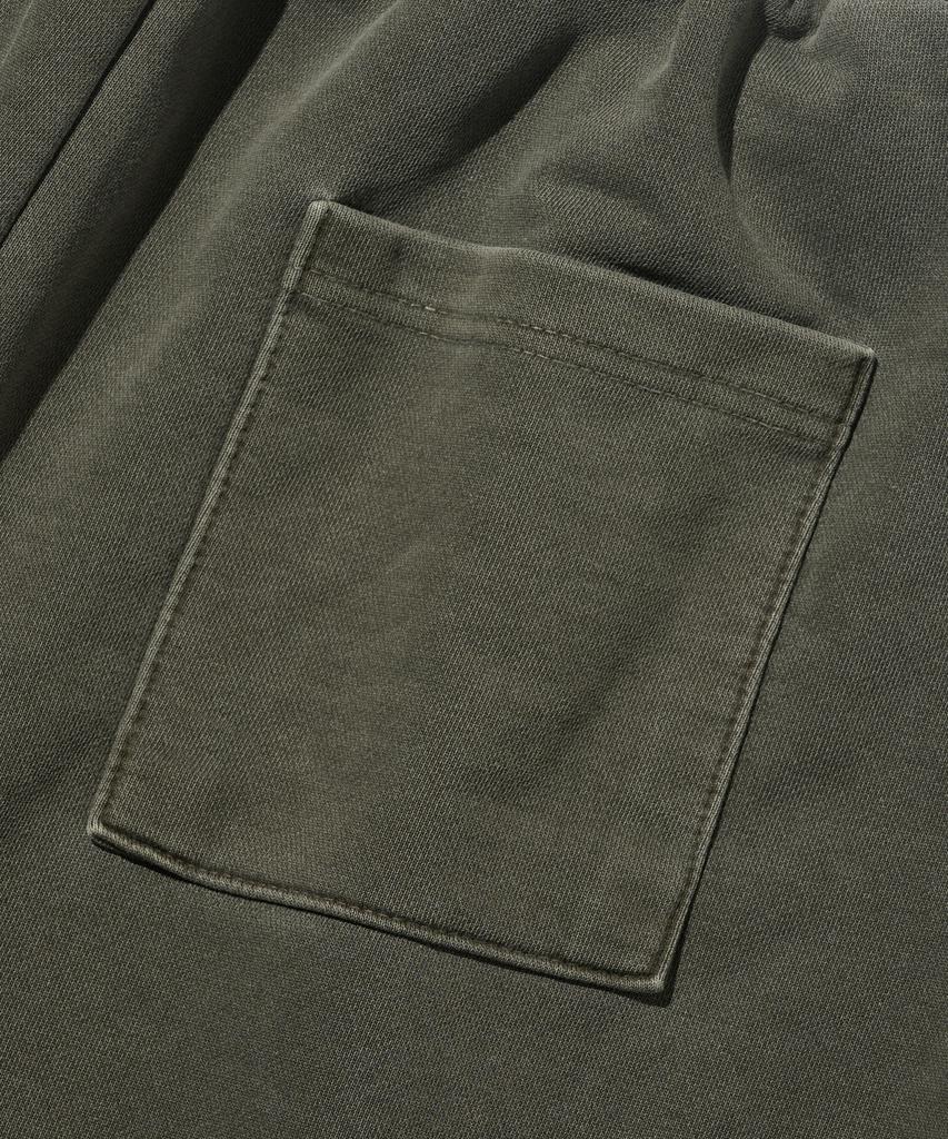 613SEOUL Heritage Pigment Wide Bermuda Pants (Khaki)