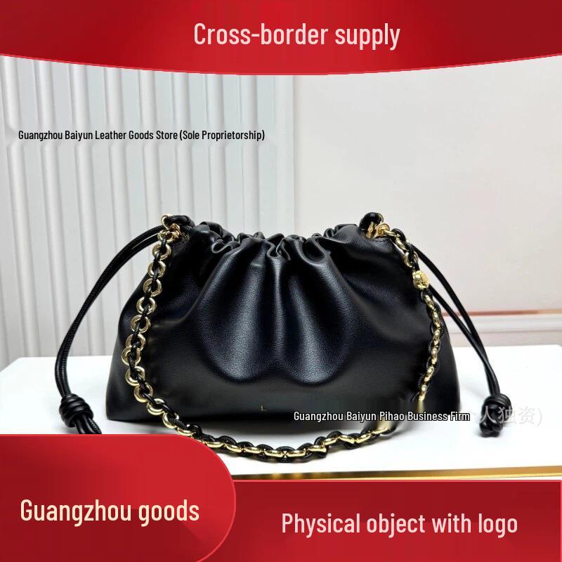 New Luo Classic: Sheepskin Lucky Bag Purse - Versatile Single Shoulder Handbag for Women