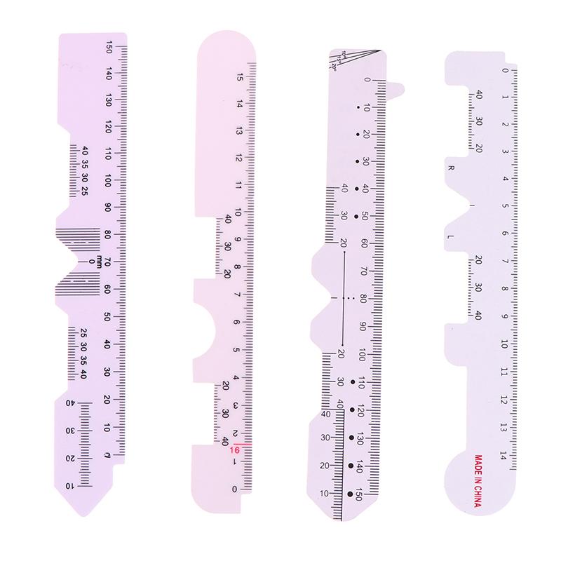 Pd Optometric Ruler Measure Pupil Distance Eye Ophthalmic Tool Eye Occluder For Vision Test Eye Care Soft Straight Ruler