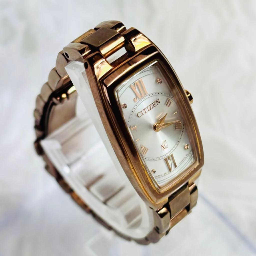 Used CITIZEN xC Eco-Drive Solar Pink Gold, Working, With Box