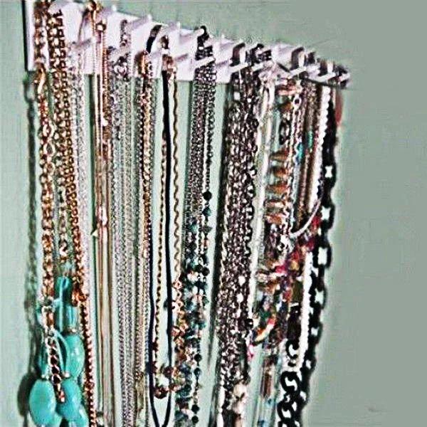 9 in 1 Plak Sieraden Display Standaard Hanger Oorbellen Ketting Ring Set Organiserende Display Opbergrek Plakhaak