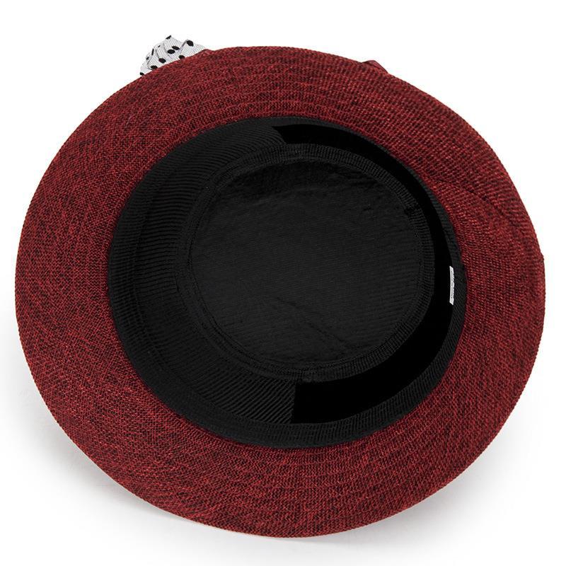 Elegante Cappello da Sole in Organza Traspirante da Donna, Stile Dea con Design Floreale e Pois, Protezione Solare Estiva per Esterno
