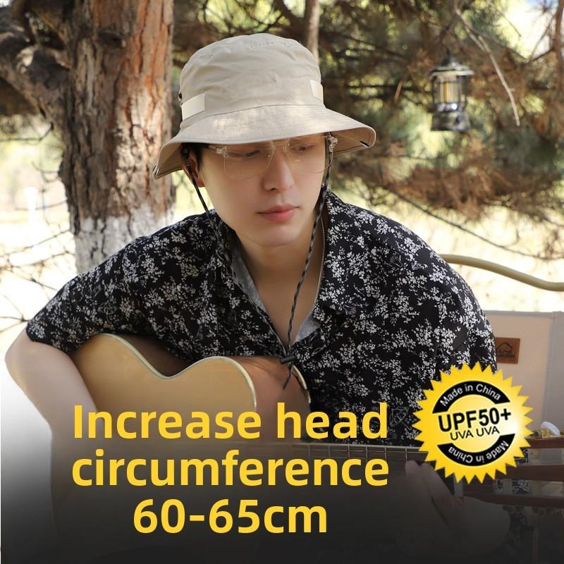 Sun Protection Fisherman Hat With Large Brim For Summer Travel And Outdoor Activities