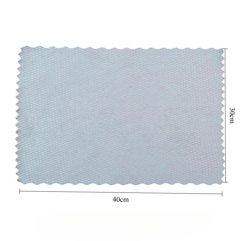Fish Scale Rag for Glass Cleaning Cloth for Cleaning Kitchen Oil Removal Without Traces Water Absorption and Towel Removal