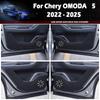 For Chery OMODA 5 -2024 2025 Car Door Anti Kick Pad Auto Glove Box Under Dashboard Side Edge Anti-Collision Sticker Decor
