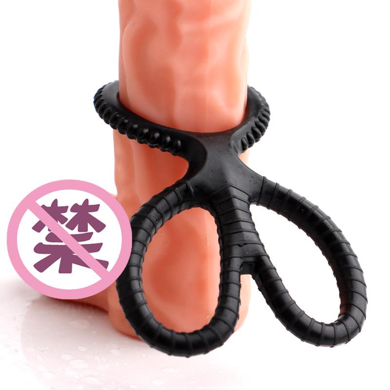Penis Rings For Men Delay Ejaculation Stronger Erection Sex Toys Adult Supplies Linen Nozzle Ring Cock Sex Toys For