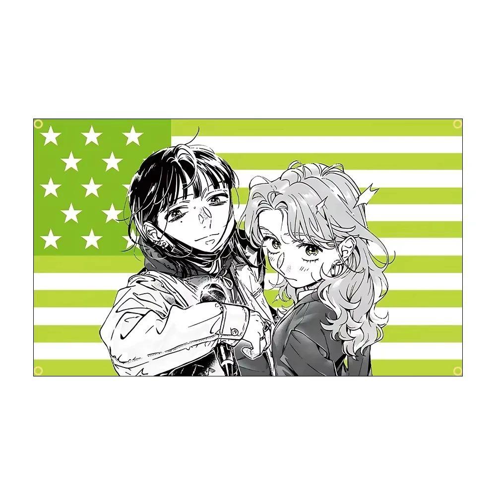 

Tapestry anime The Boy She Was 75x100 чёрный