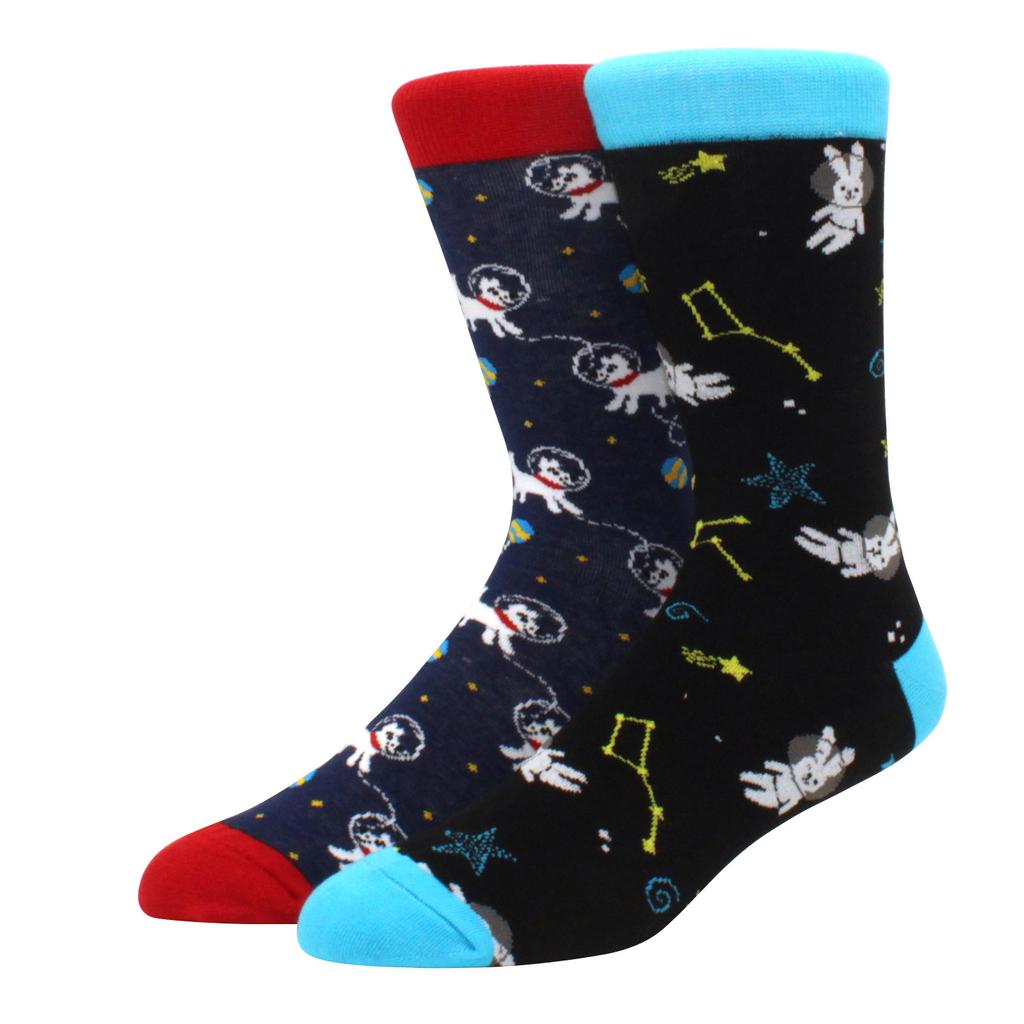 High Quality Combed Cotton Socks food Pattern Long Tube Funny Happy Men Socks Novelty Skateboard Crew Casual Crazy Socks