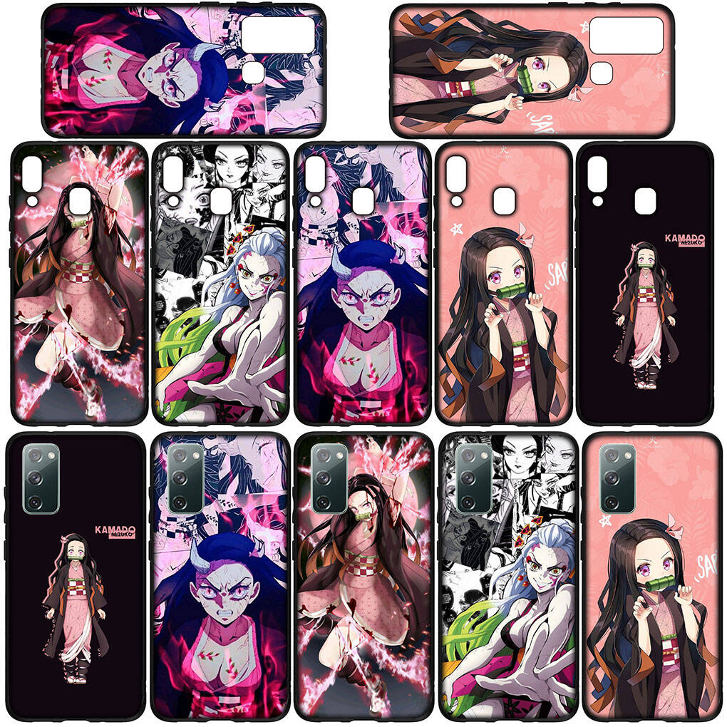 Case for iPhone 17 16 15 Xiaomi Poco F8 F7 X7 X6 M8 C85 C75 C71 Redmi Note 14 13 12 11 Pro Max A3 14C 13C 15C Daki Gyutaro Demon Slayer Nezuko Cover