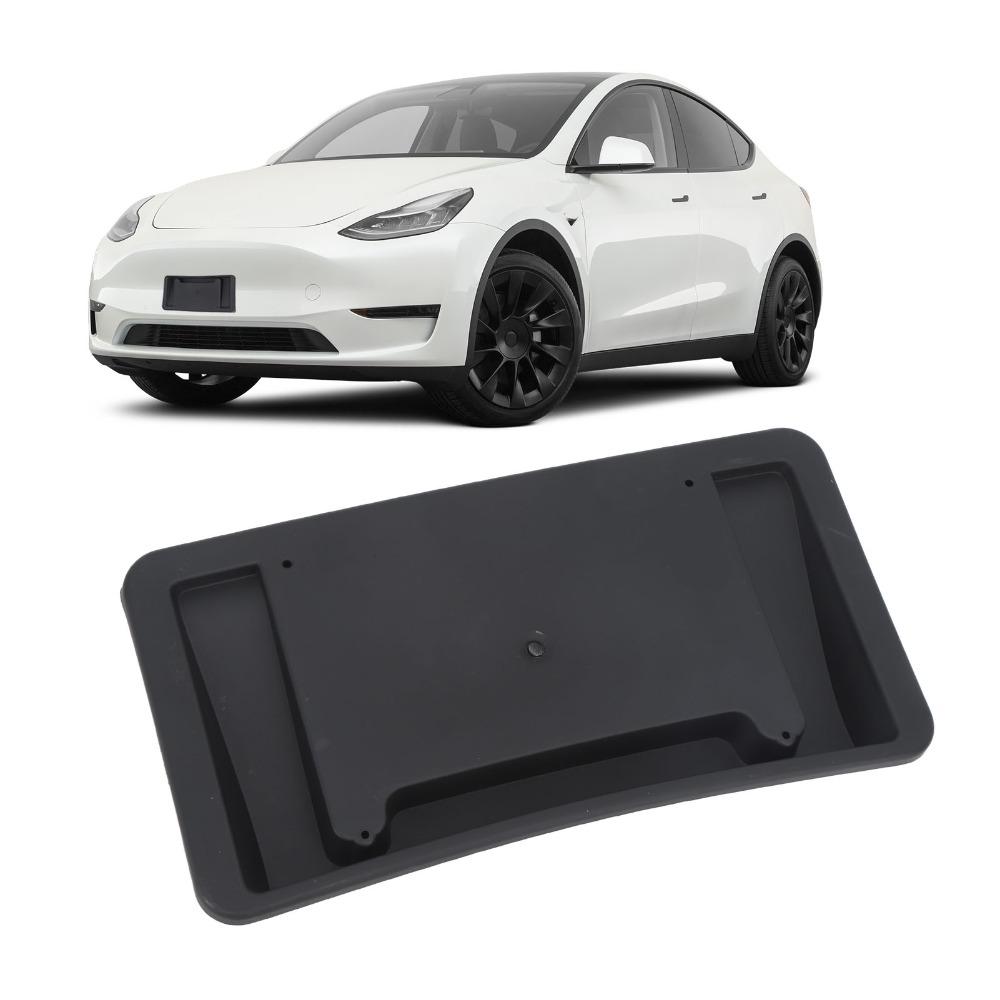 Black License Plate Bracket License Plate Frame for Tesla Model Y 2020 to 2023 Car Exterior