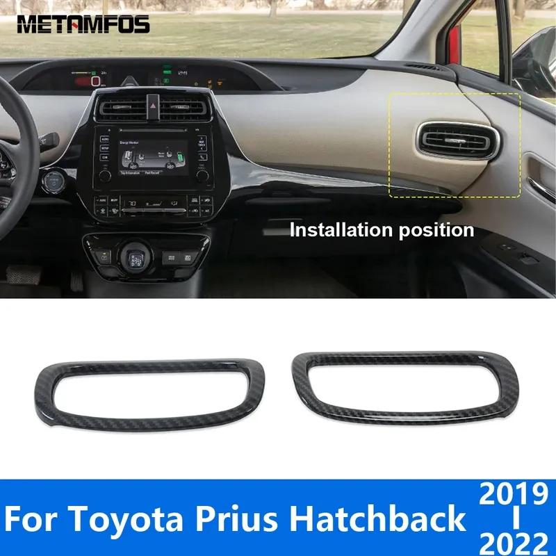 Side Front Air Condition Vent Outlet Cover Trim For Toyota Prius Hatchback -  Carbon Fiber Accessories Car Styling