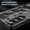 Z Fold 8 Phone Case 7/6 Dual Hinge Pen Slot With Electroplate Transparent Full Body Protective Cover