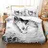 Animal Wolf Bedding Sets Bedding Sets Quilt Bed Cover Comforter Duvet Cover Pillow Case 2-3 Pieces Sets Kids Adult Bedroom Decor
