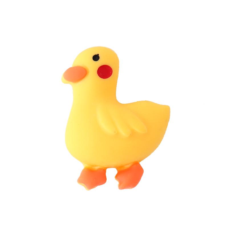 Cute Cartoon Duck Bear DIY Resin Ornaments: Phone Case, Hair Accessories, Stickers - Small Size
