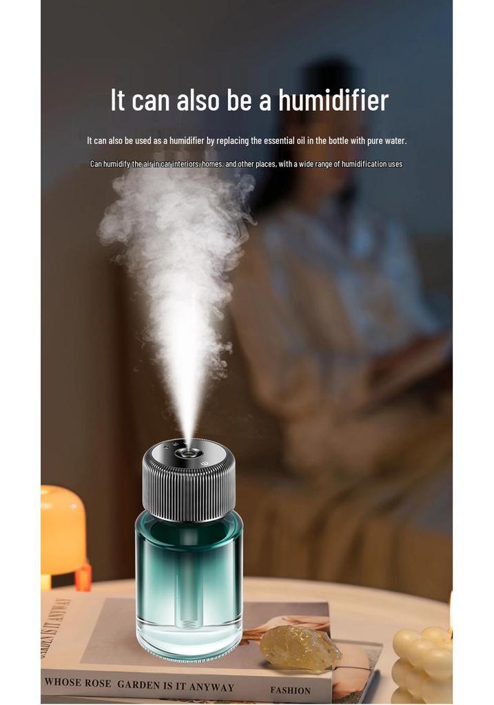 New Car Interior Aromatherapy Machine with Starry Sky Ambient Light and Smart Perfume Sprayer