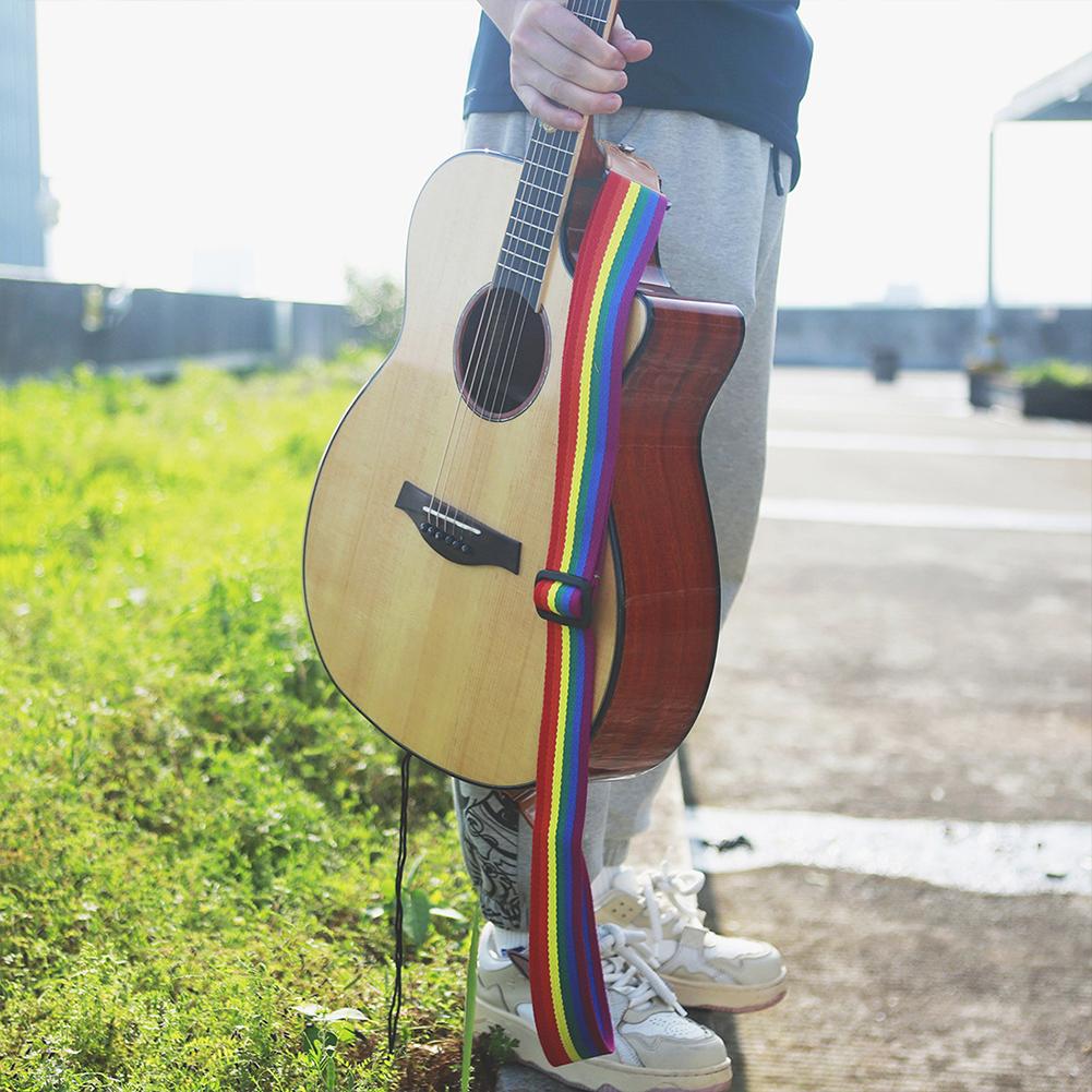 Rainbow Guitar Strap Electric Guitar Strap Acoustic Guitar Strap Acoustic Electric Guitar