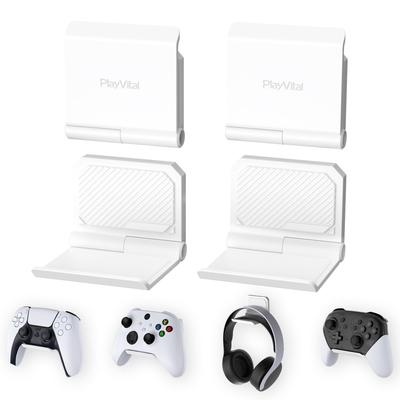 PlayVital FOLD Επιτοίχια Βάση Στήριξης για Switch Pro Αναδιπλούμενη Επιτοίχια Βάση για Xbox Series Επιτοίχια Θήκη Ακουστικών Gaming για Xbox Wireless Headset και Pulse 3D