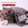 Thermal Fleece High-Waist Warm Pants for Women - Elastic Autumn Inner Layer for Middle-Aged & Elderly