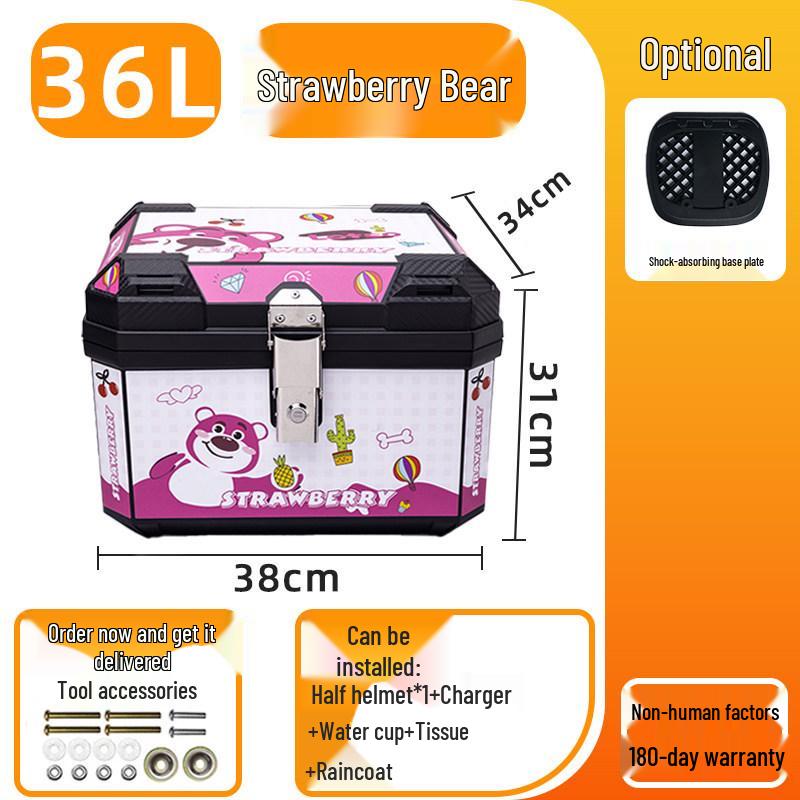 2026 Large Capacity Trunk for Aima Yadea Tailing Electric Motorcycle/Scooter