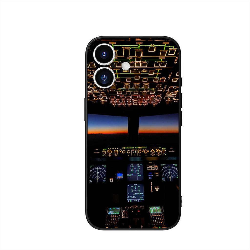 Aircraft Travel Cover Phone Case for Samsung Galaxy A55 A54 A25 A36 A17 A26 A35 A33 A34 A14 A37 S8 S9 S20 S21 FE S10 Plus