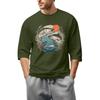 Men'S Round Neck Three-Quarters Sleeve Top Casual Fashion T-Shirt