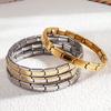 Hot-Selling 7mm Women's Elastic Modular Bracelet - Fashionable Stainless Steel DIY Accessories